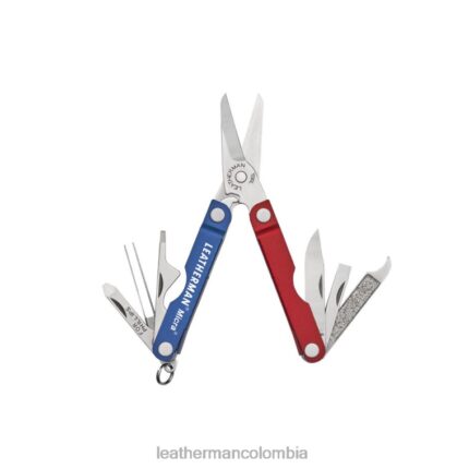multiherramienta Leatherman micra rojo y azul T44R26 - Leatherman Super Tool 300