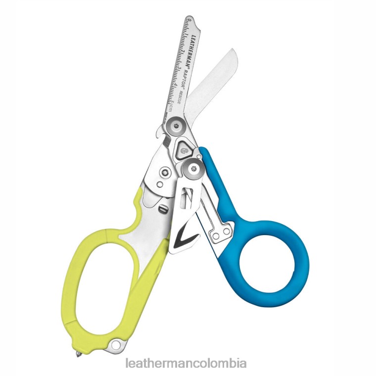 multiherramienta Leatherman rescate de aves rapaces amarillo y azul T44R256 - Leatherman Navajas - Image 1