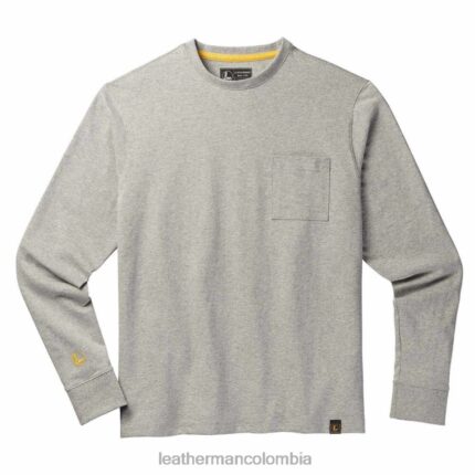 vestir Leatherman camiseta básica de manga larga gris T44R286 - Leatherman Navajas