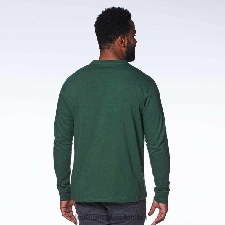 vestir Leatherman camiseta básica de manga larga verde T44R287 - Leatherman Super Tool 300 - Image 5
