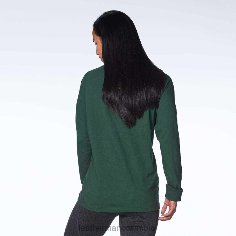 vestir Leatherman camiseta básica de manga larga verde T44R287 - Leatherman Super Tool 300 - Image 8