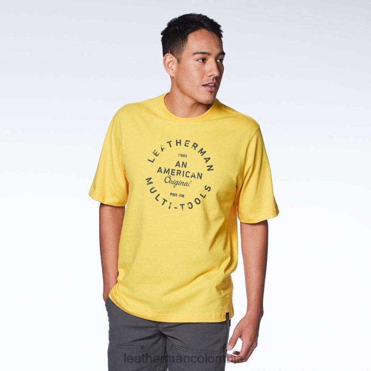 vestir Leatherman camiseta de manga corta con insignia Heritage amarillo T44R293 - Leatherman Super Tool 300 - Image 7