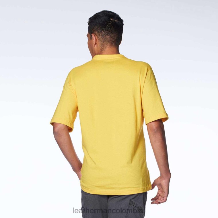 vestir Leatherman camiseta de manga corta con insignia Heritage amarillo T44R293 - Leatherman Super Tool 300 - Image 8