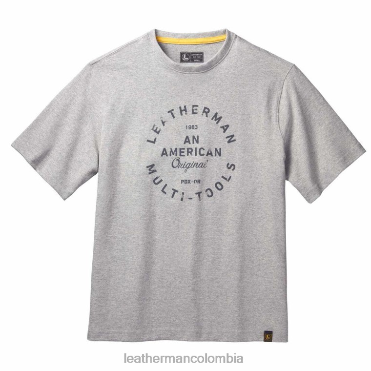 vestir_leatherman_camiseta_de_manga_corta_con_insignia_heritage_gris_t44r295_leatherman_navajas.jpg vestir Leatherman camiseta de manga corta con insignia Heritage gris T44R295 - Leatherman Navajas - Image 1