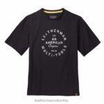 vestir Leatherman camiseta de manga corta con insignia Heritage negro T44R294 - Leatherman Colombia