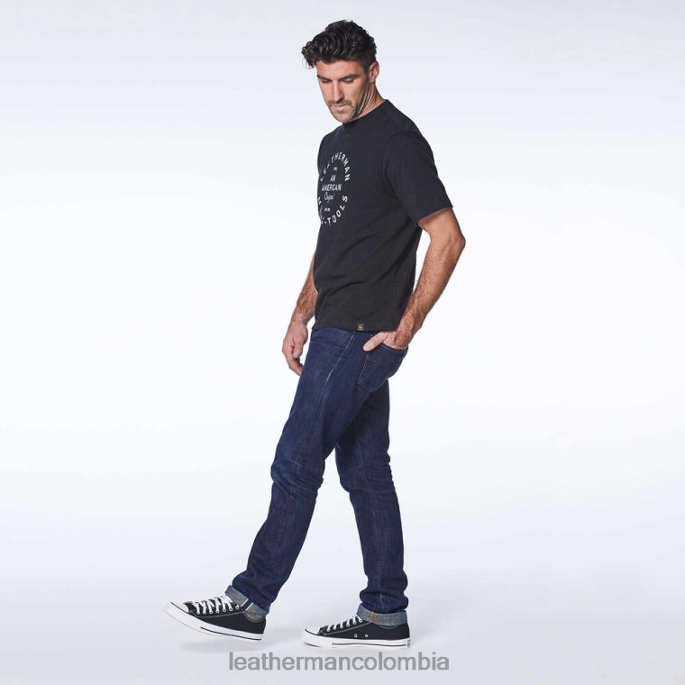 vestir Leatherman camiseta de manga corta con insignia Heritage negro T44R294 - Leatherman Colombia - Image 9