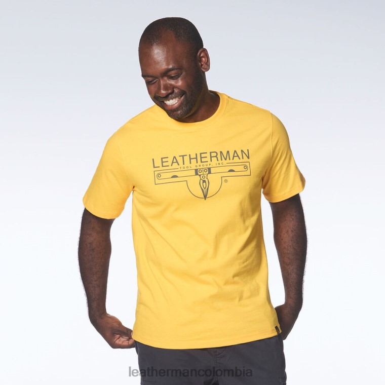 vestir Leatherman camiseta de manga corta con logo 1983 amarillo T44R299 - Leatherman Super Tool 300 - Image 2