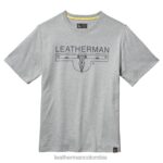 vestir Leatherman camiseta de manga corta con logo 1983 gris T44R2101 - Leatherman Navajas