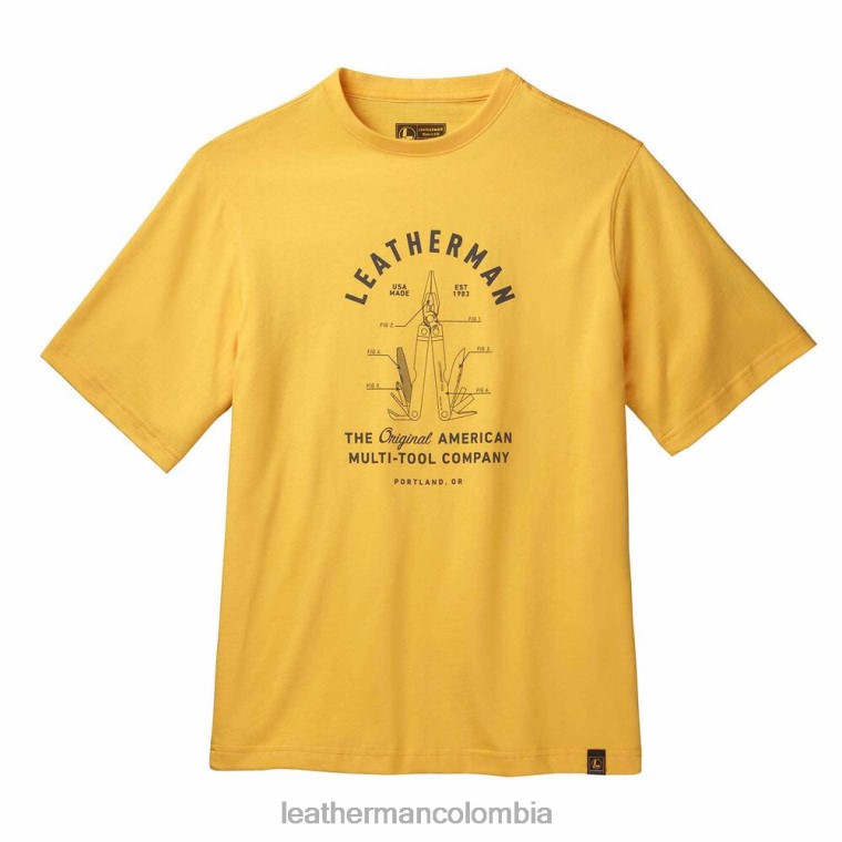 vestir Leatherman camiseta de manga corta herencia pst amarillo T44R296 - Leatherman Super Tool 300 - Image 1