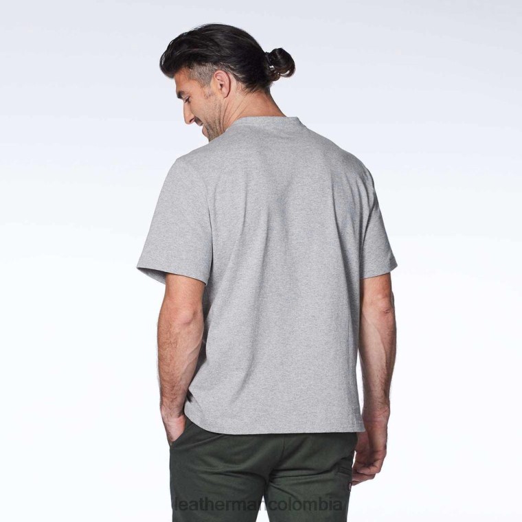 vestir Leatherman camiseta de manga corta herencia pst gris T44R298 - Leatherman Navajas - Image 8