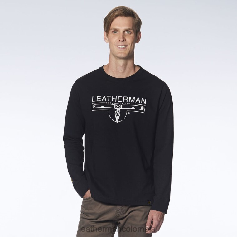 vestir Leatherman camiseta de manga larga con logo 1983 negro T44R288 - Leatherman Colombia - Image 2