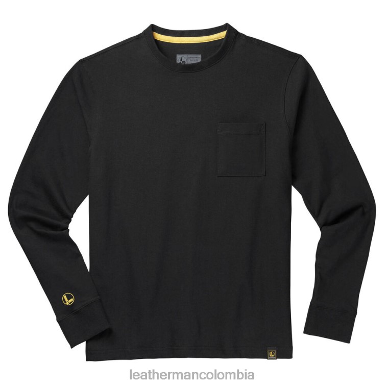 vestir Leatherman camiseta de manga larga con sello de marca negro T44R290 - Leatherman Super Tool 300 - Image 3