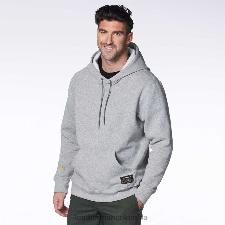 vestir Leatherman sudadera con capucha básica gris T44R284 - Leatherman Super Tool 300 - Image 8
