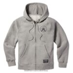 vestir Leatherman sudadera con capucha y cremallera original y multiherramienta gris T44R276 - Leatherman Colombia