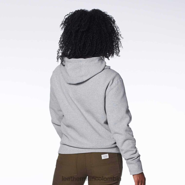 vestir Leatherman sudadera con capucha y distintivo Heritage gris T44R282 - Leatherman Colombia - Image 6