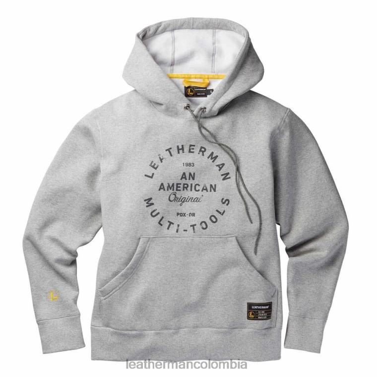 vestir Leatherman sudadera con capucha y distintivo Heritage gris T44R282 - Leatherman Colombia - Image 1