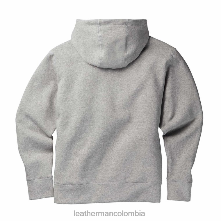 vestir Leatherman sudadera con logo dibujado a mano gris T44R278 - Leatherman Super Tool 300 - Image 3