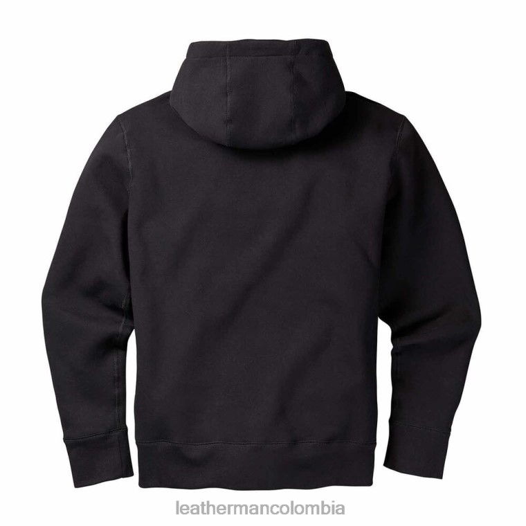 vestir Leatherman sudadera con logo dibujado a mano negro T44R277 - Leatherman Navajas - Image 3